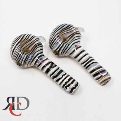 GLASS PIPE ZEBRA ART GP2670 1CT